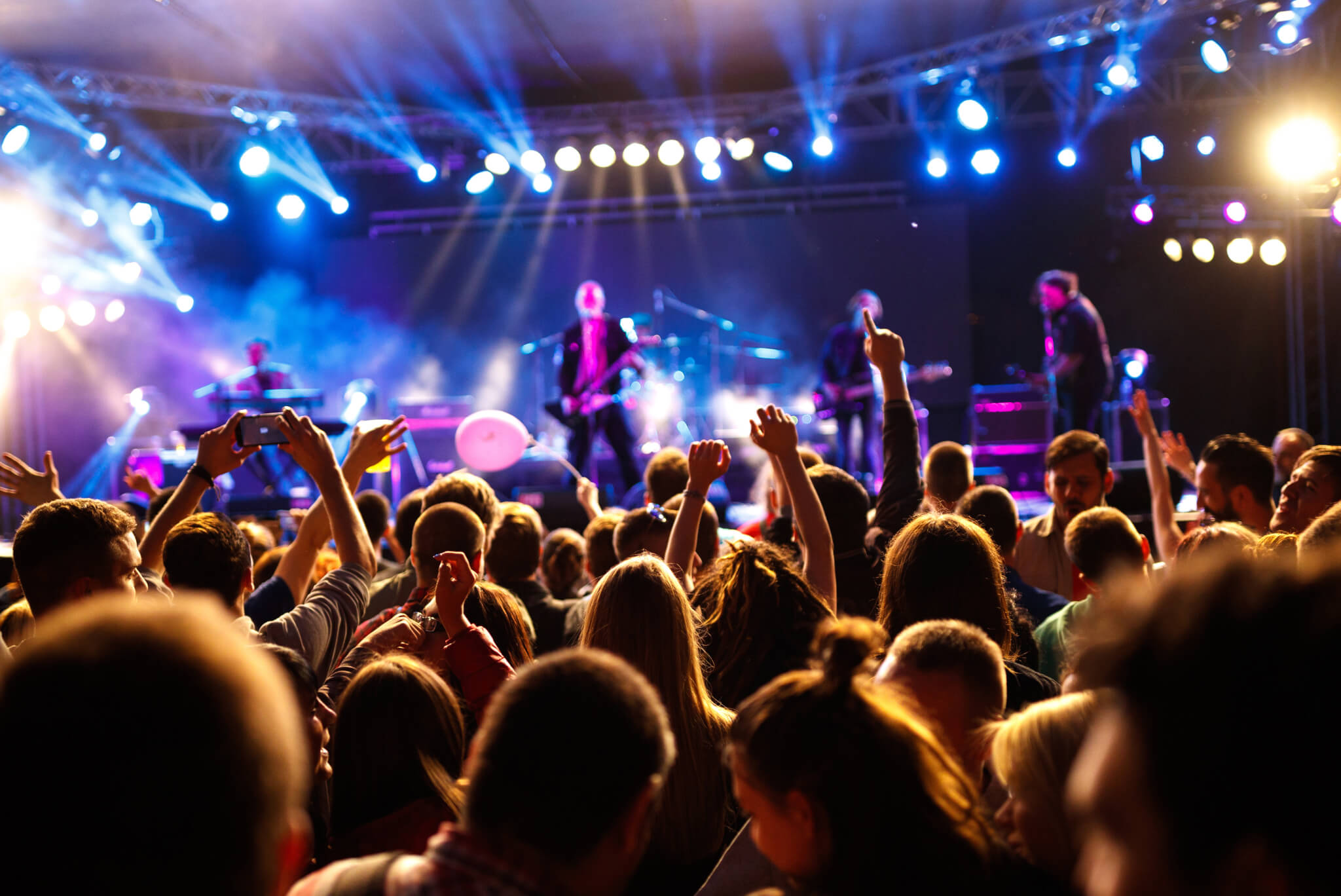 crowd at concert